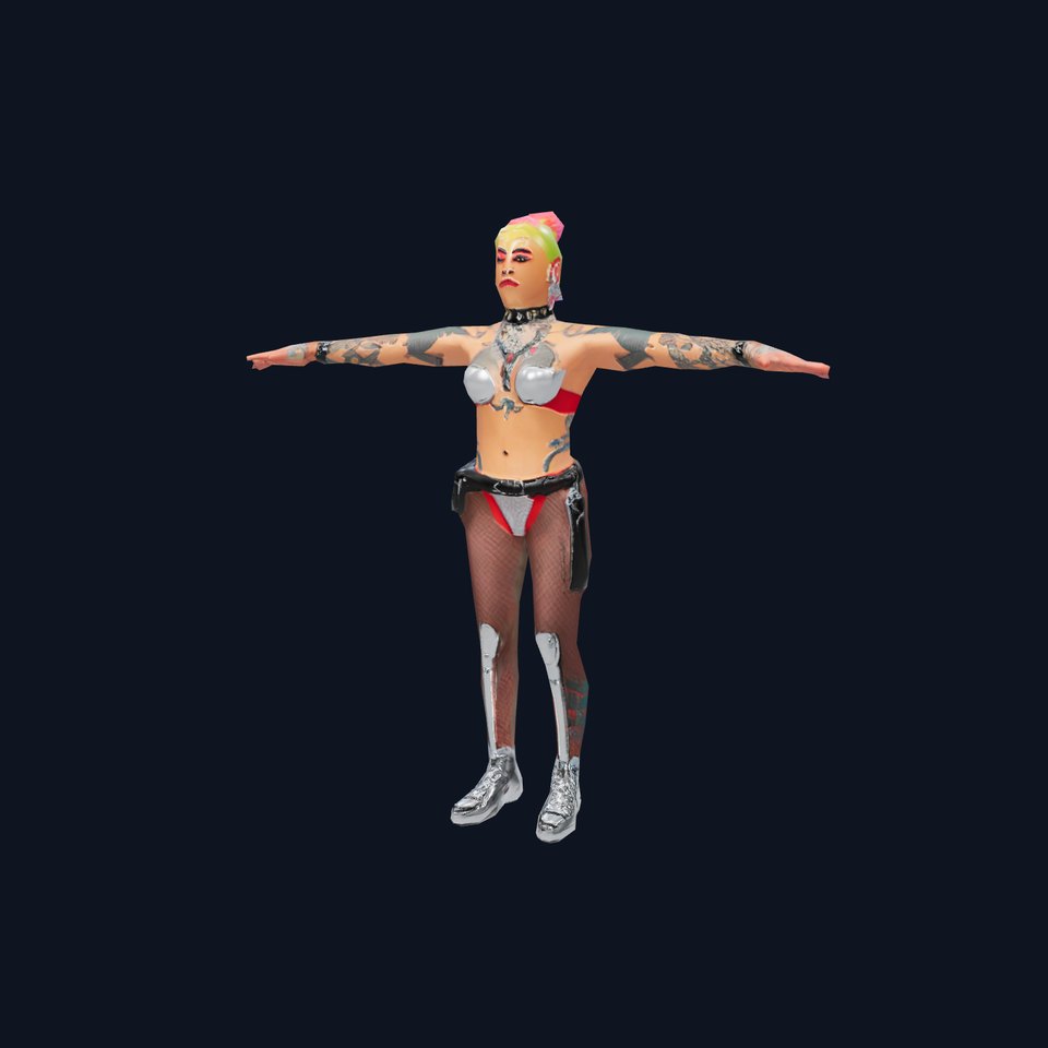 Cyberpunk Performer model pack